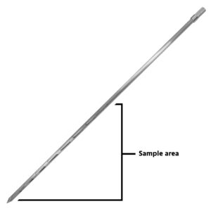 Solid Core Grain Sampling Spear