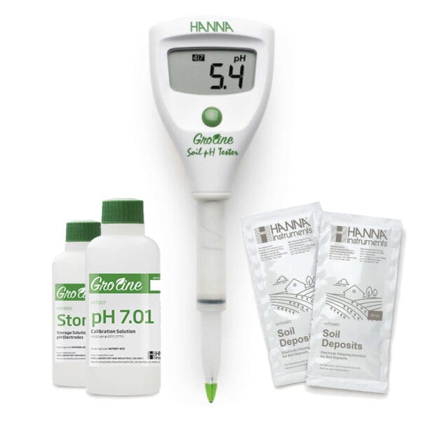 Martin Lishman Soil pH testing kit with consumables for 25 tests.